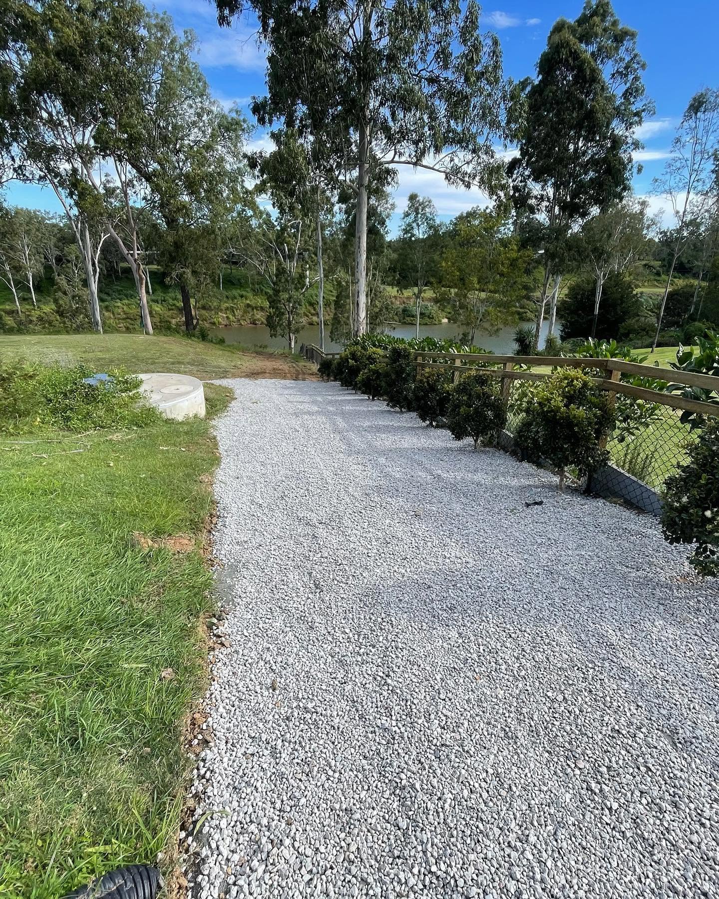 Cookies Bobcat earthworks job in Ipswich