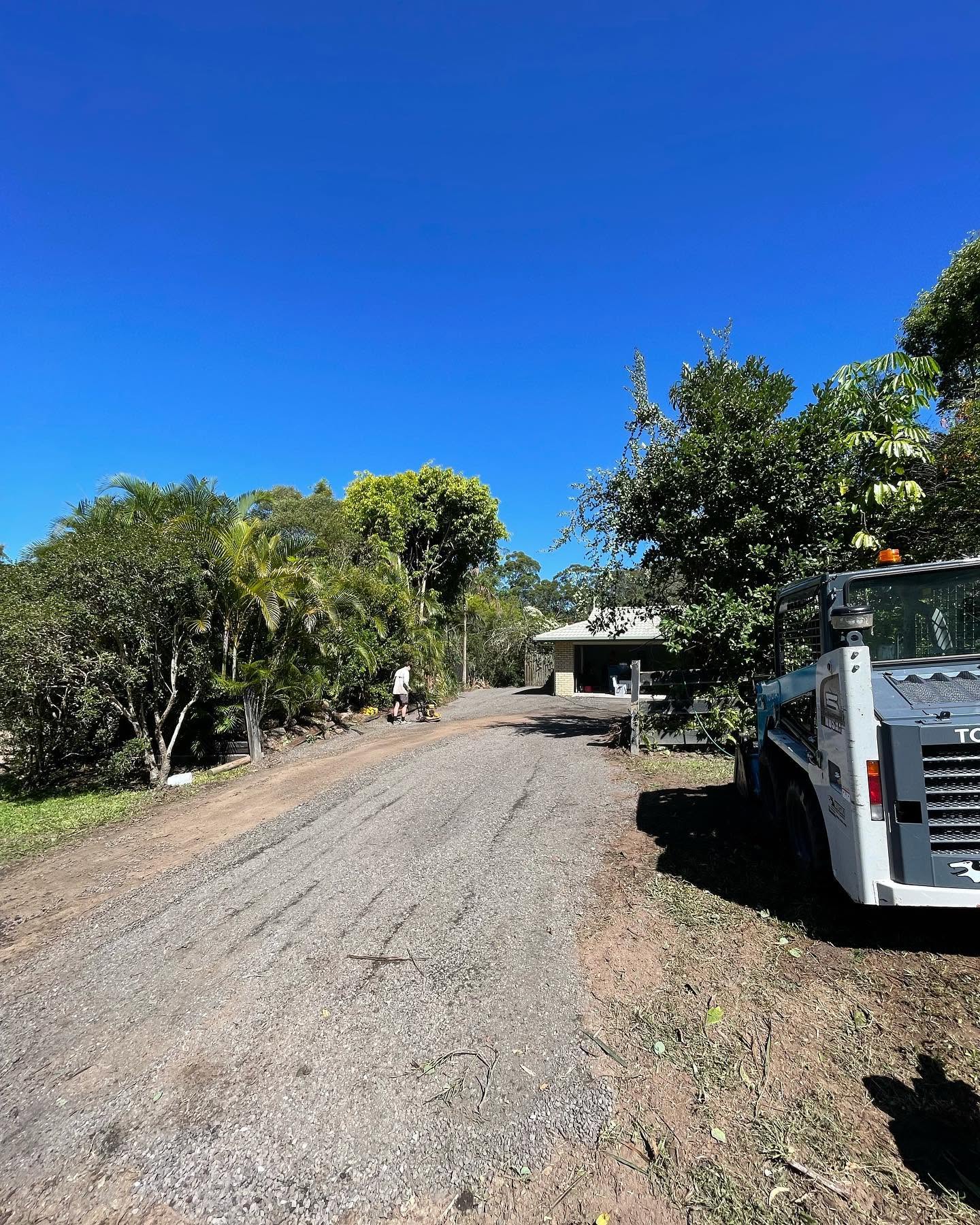 Cookies Bobcat earthworks job in Ipswich